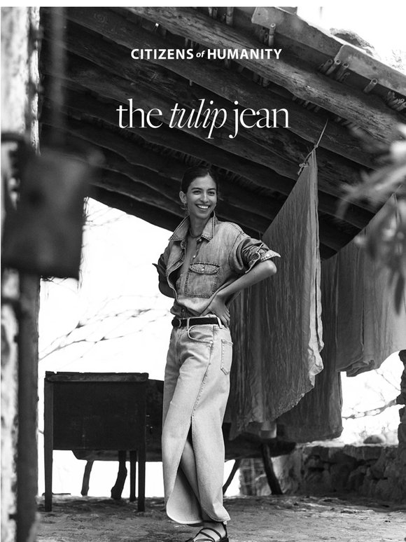 A New Denim Silhouette: The Tulip Jean
