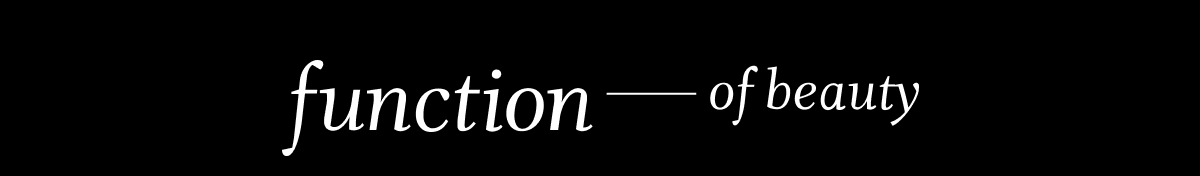 Function of Beauty Logo