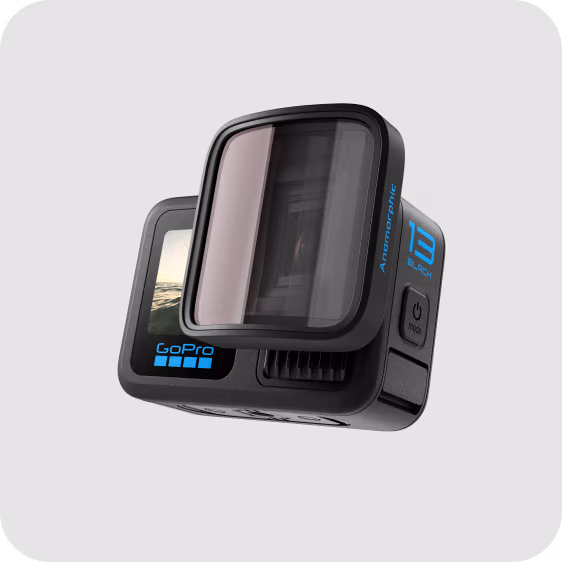 GoPro | HERO13 Black Anamorphic Lens Mod Bundle