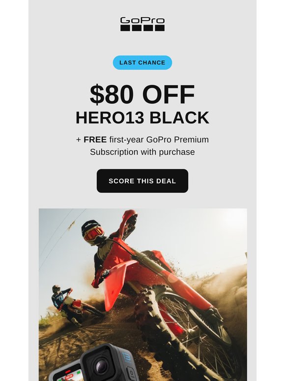 Don't Miss $80 Off HERO13 Black!