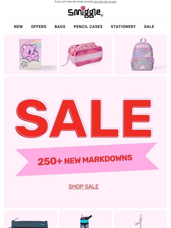 SALE begins now!