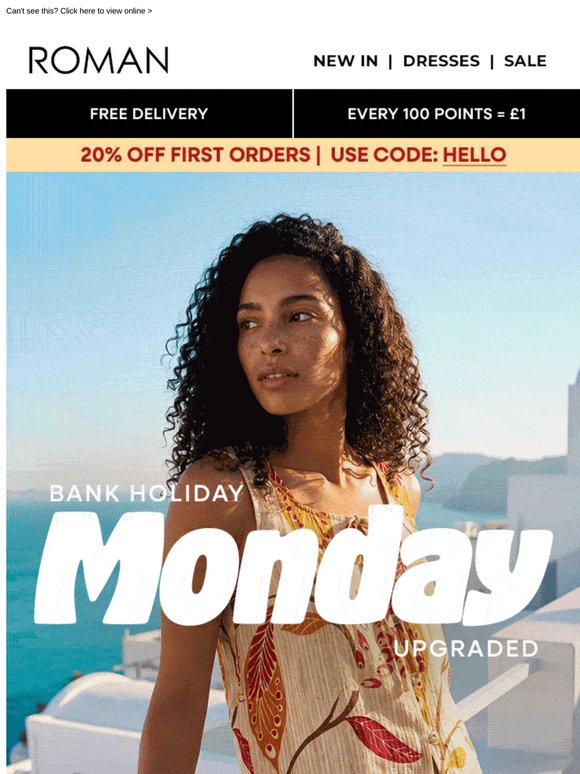 Your Bank Holiday Edit is HERE☀️