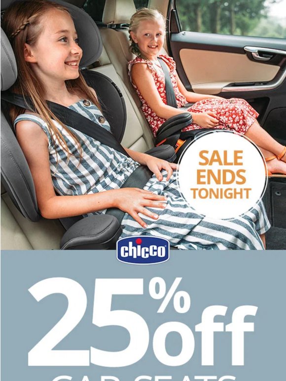 LAST CHANCE: 25% OFF Car Seats! 💰