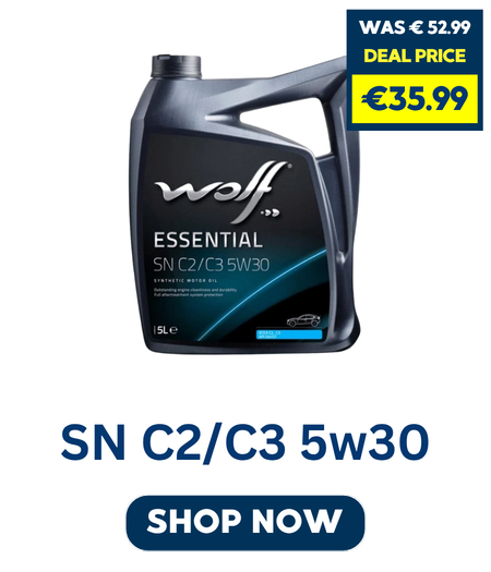 Wolf Essential Sn C2/c3 5w30 Full Synthetic Engine Oil - 5 Litre