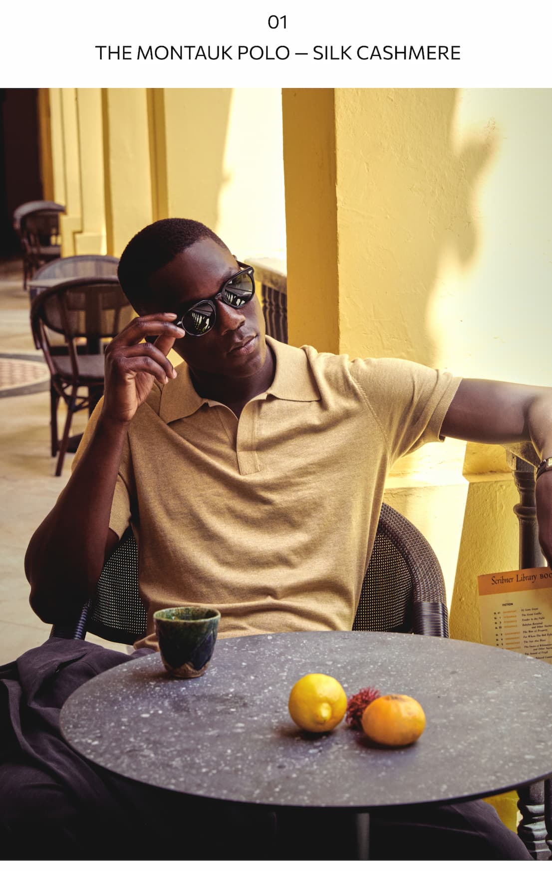 The Silk-Cash Montauk Polo