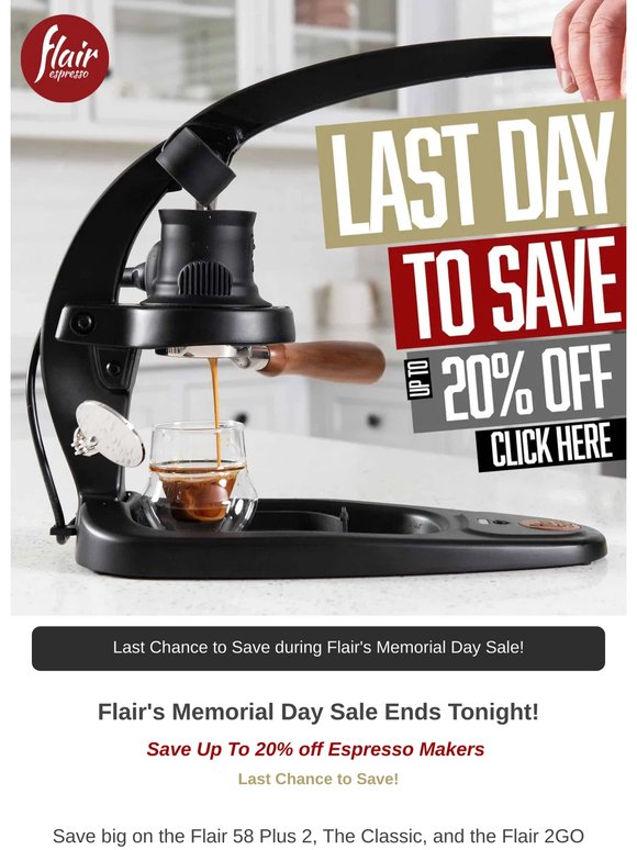 Last Chance for Flair's Memorial Day Sale!