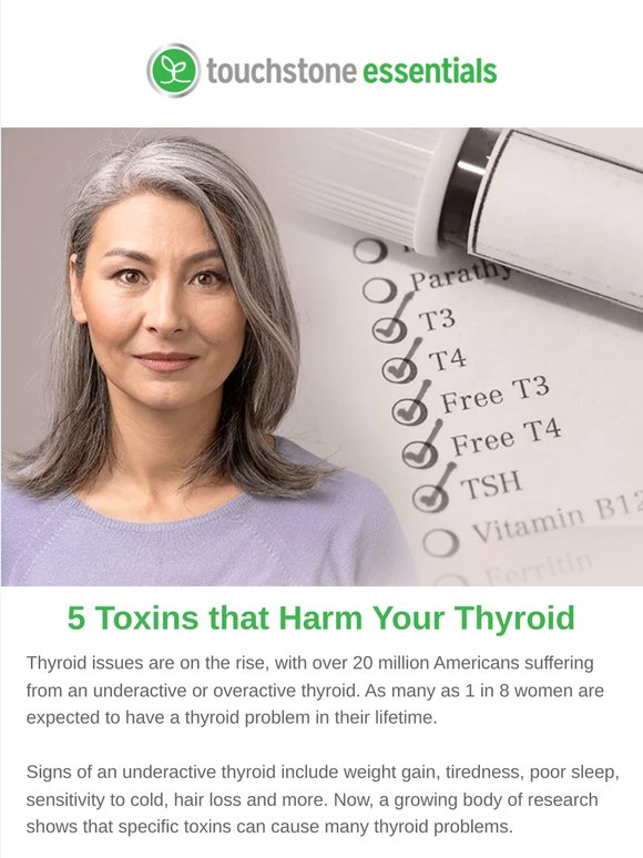 ⚠️ 5 Toxins that Can Harm Your Thyroid