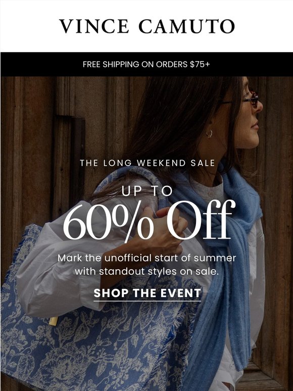 This Monday Comes with 60% OFF 🥂