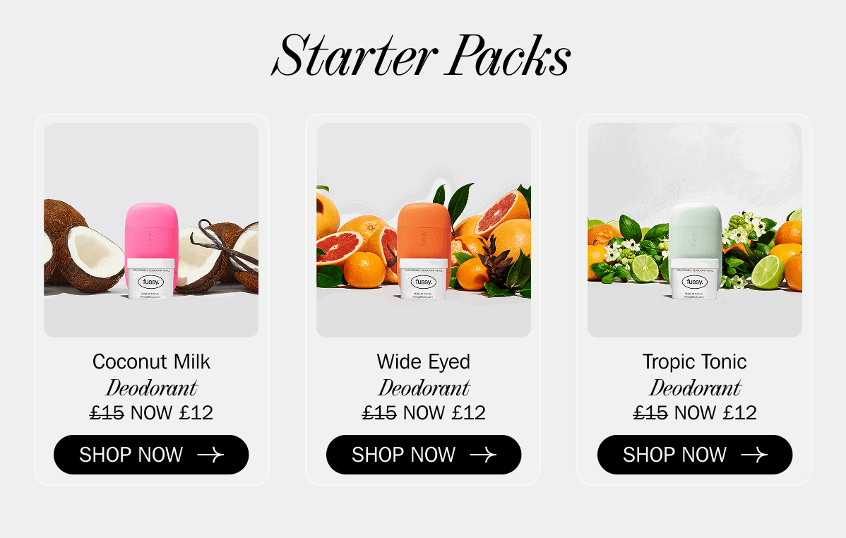 Starter Packs | SHOP NOW