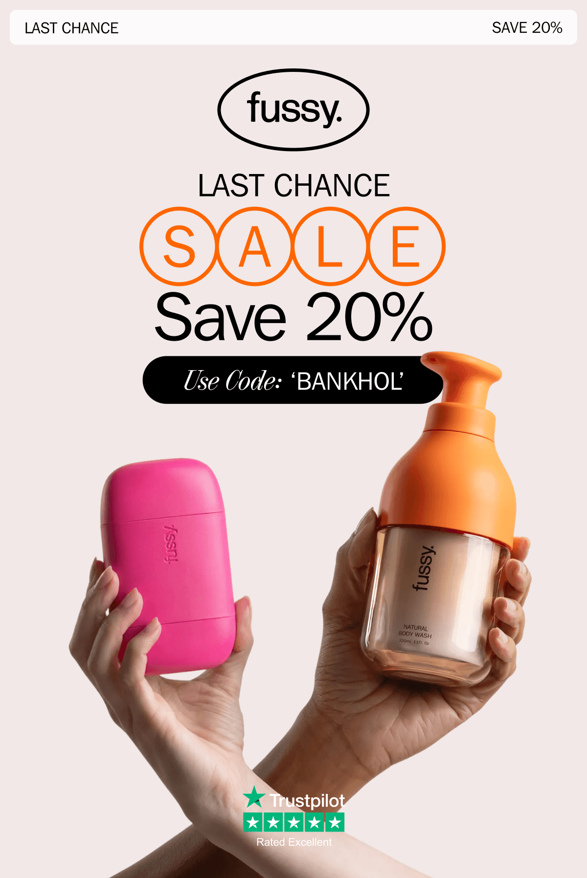 fussy. - LAST CHANCE SALE Save 20% | Use Code: ‘BANKHOL’