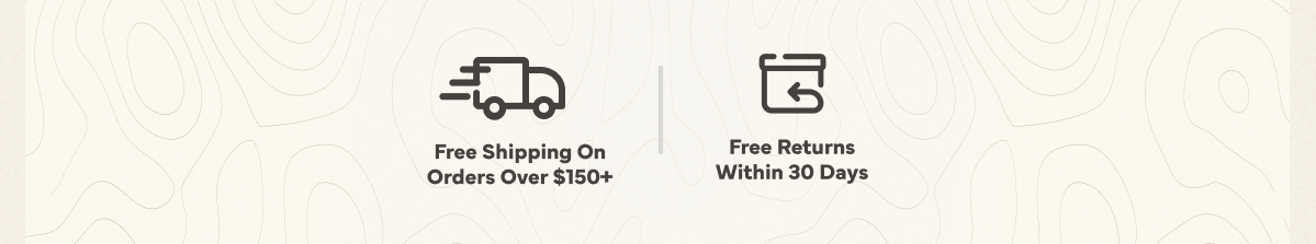 Free shipping + Free returns