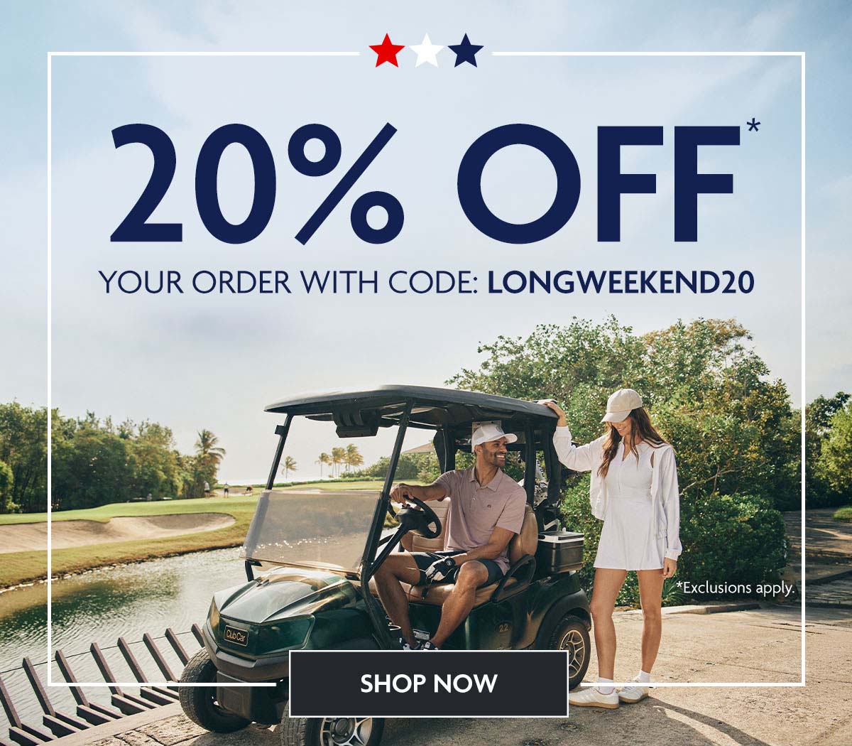 20% off $200+ sitewide with code: LONGWEEKEND20