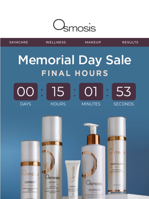 Last Chance to Save 20% Sitewide ⏰