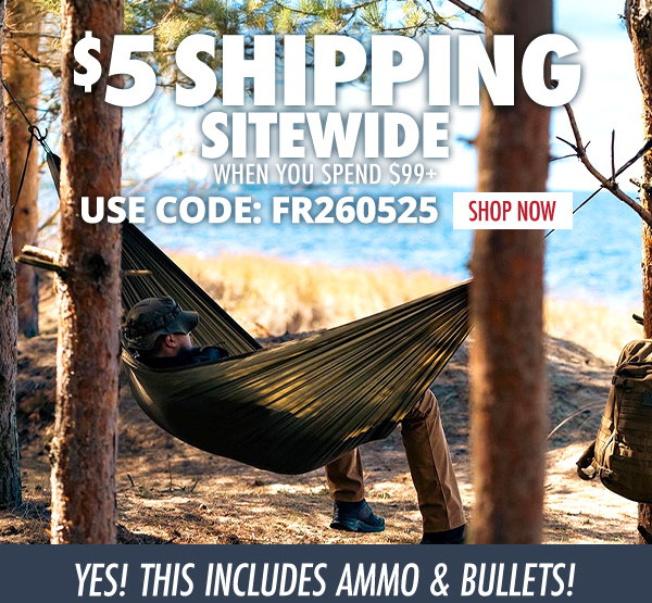 $5 Shipping Sitewide When You Spend $99+ • Restrictions Apply • Use Code FR260525