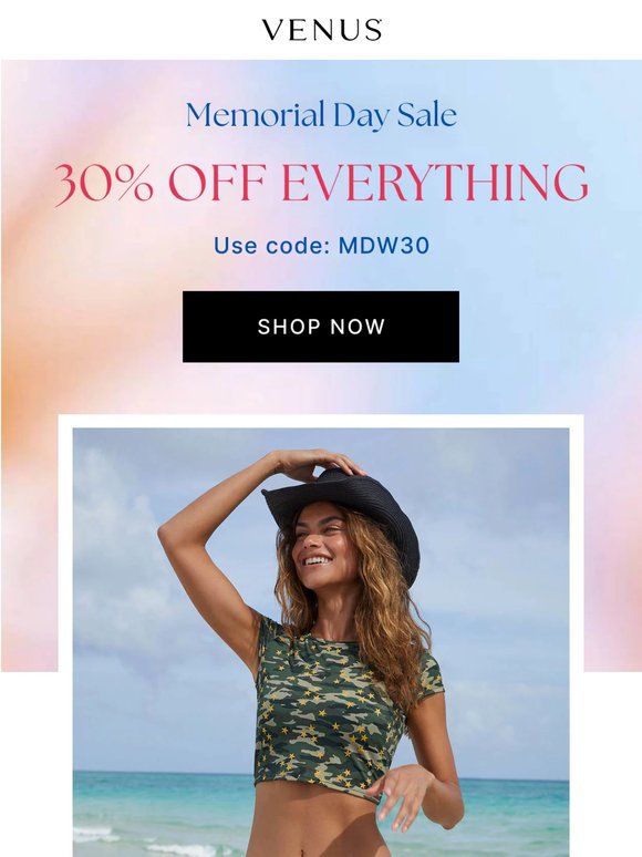 30% Off EVERY. SINGLE. STYLE.