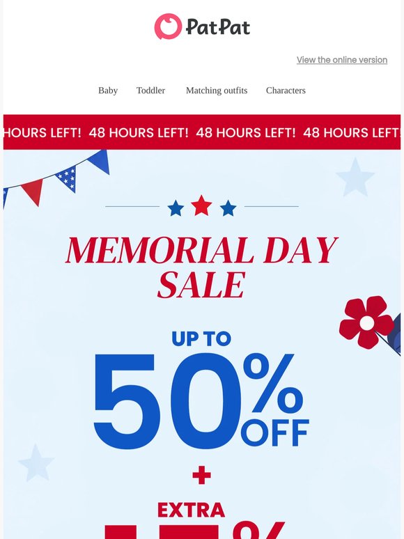 ⏰ Memorial Day Sale — 48 hours only