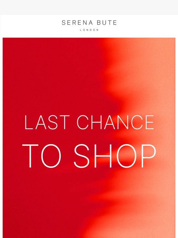 24 Hours Left to Shop the Sale