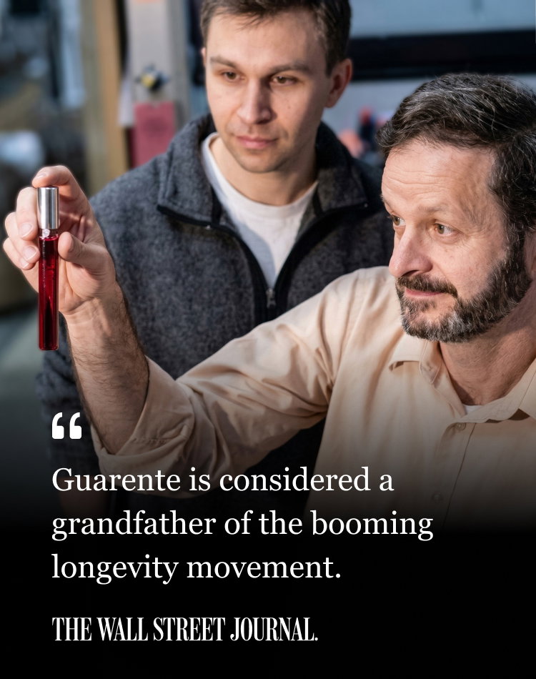 Guarente is considered a grandfather of the booming longevity movement. | THE WALL STREET JOURNAL.