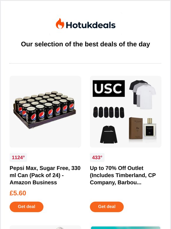 Our selection of the best deals of the day