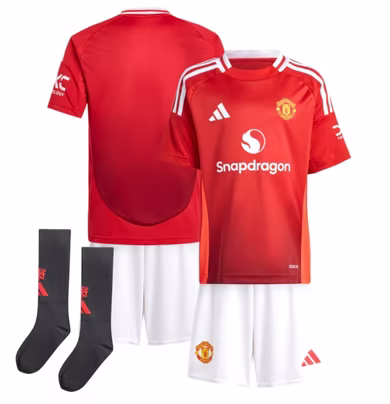 Manchester United adidas Home Minikit 2024-25, Football Shir...
