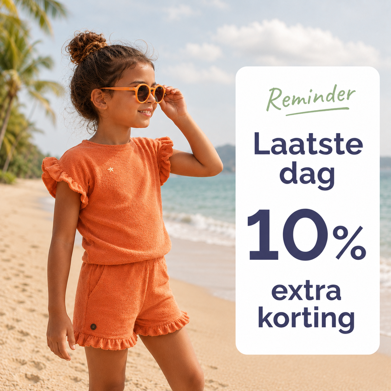 Reminder 🌼 10% extra kassakorting