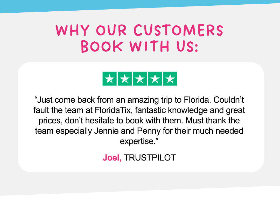 Why customers book with us: