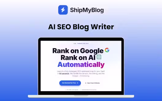 ShipMyBlog – AI SEO Blog Writer (BYOK) | Lifetime Access