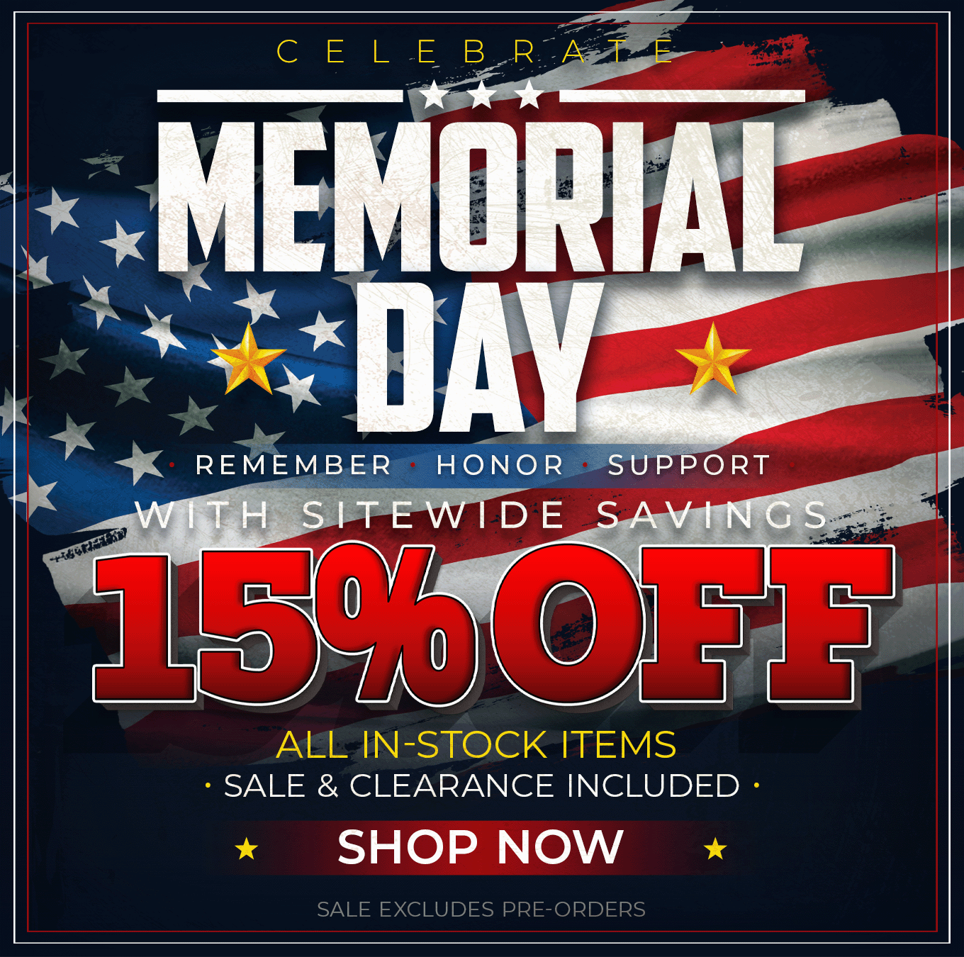Memorial Day Sale