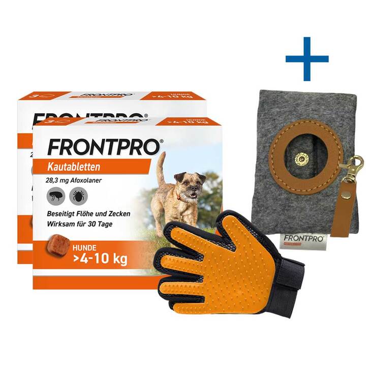 FRONTPRO 28 mg Kautabletten für Hunde 4 - 10 kg