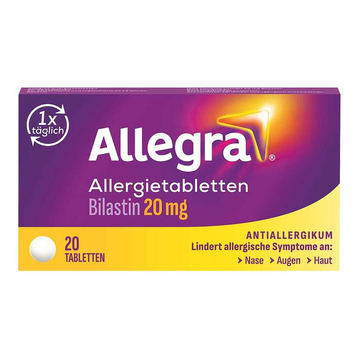 Allegra Allergietabletten 20 mg Tabletten⁵