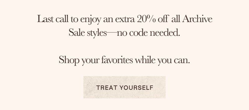 Extra 20% off Sale | Last Call