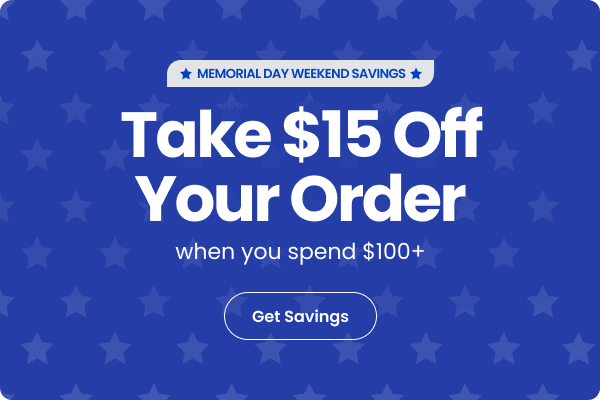 Memorial Day Weekend Savings