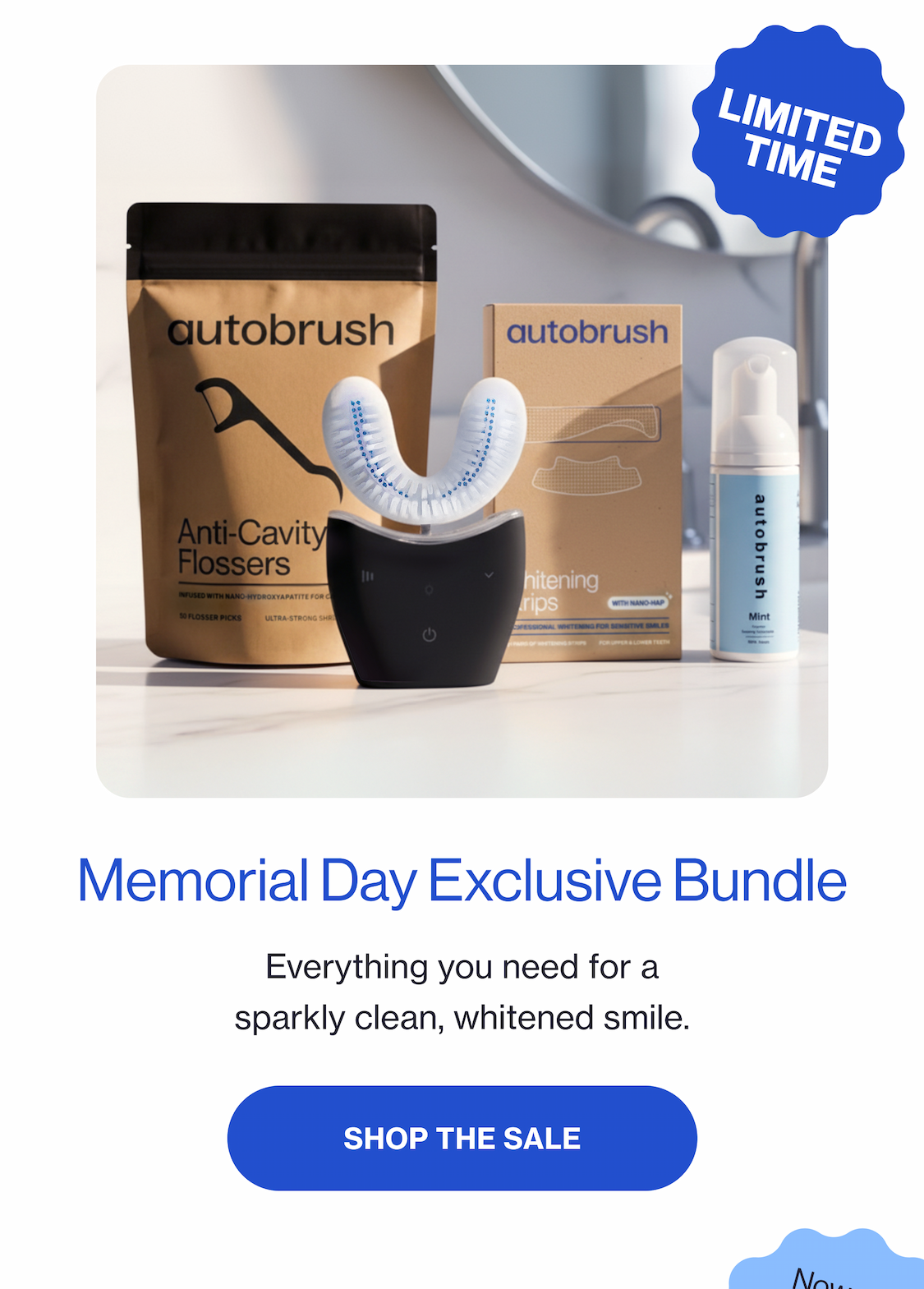 Stock up. Stay fresh. Get gifted.  First 200 carts only All orders $50+  Free oral probiotics ($30 value, LIMITED)  Any subscription free flossers ($10 value)  Any 2-pack subscription 2 free packs of flossers ($20 value) Orders $109+  Free brush head travel case ($15 value) Orders $119+ Free whitening strips ($30 value) Subscribe & save