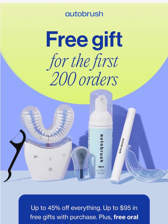 First 200 only: Bonus $30 gift inside 🎁