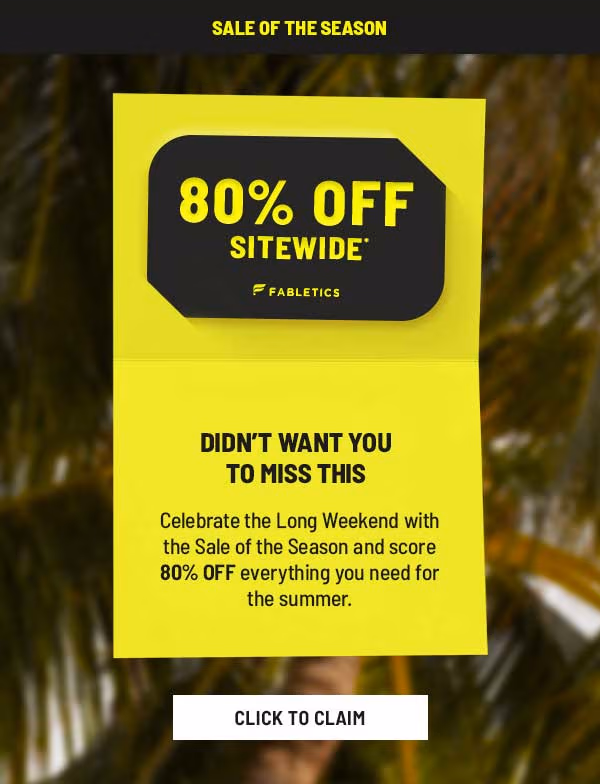 Sale Of The Season