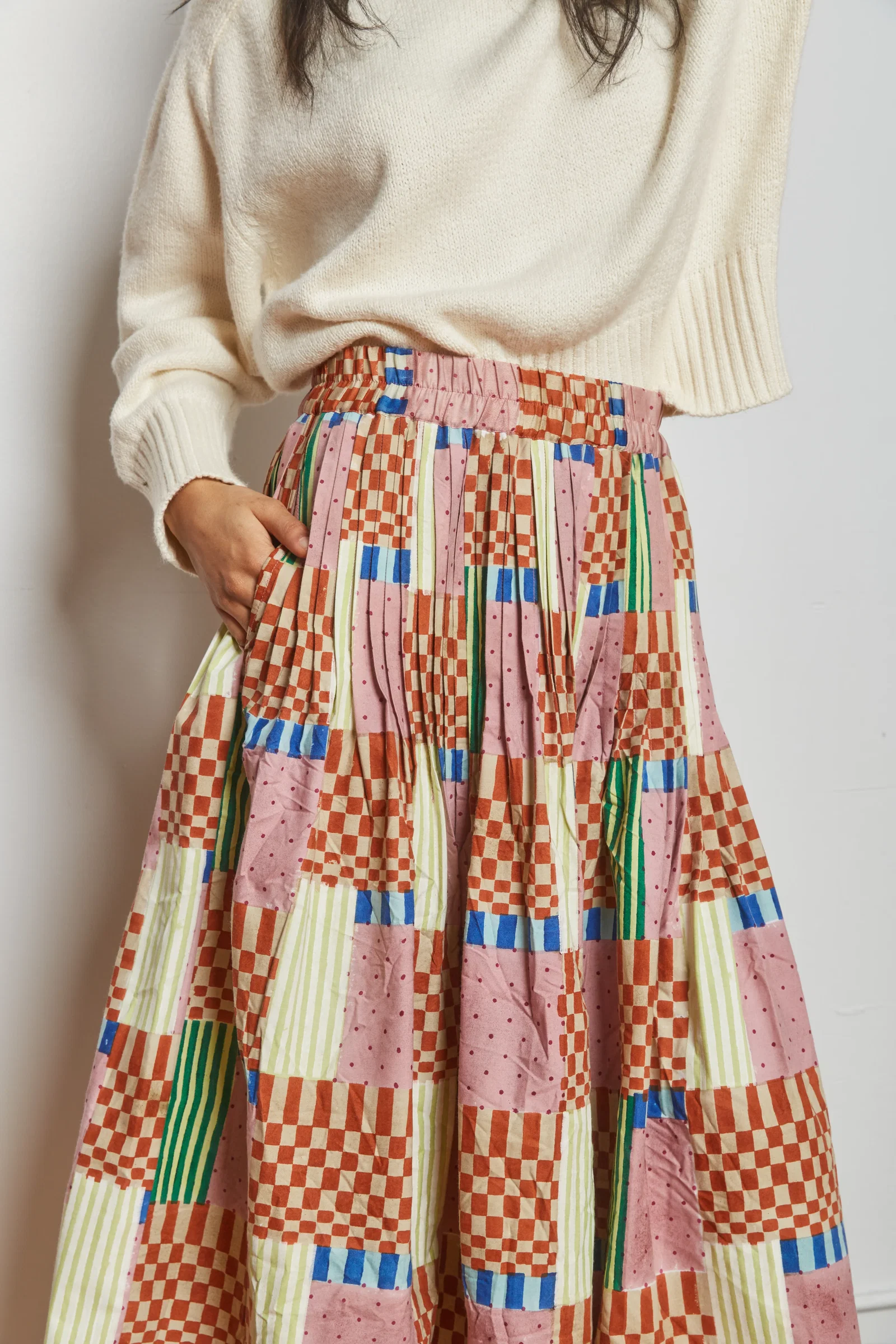 Image of RHYTHEM SKIRT | CHECK MATE