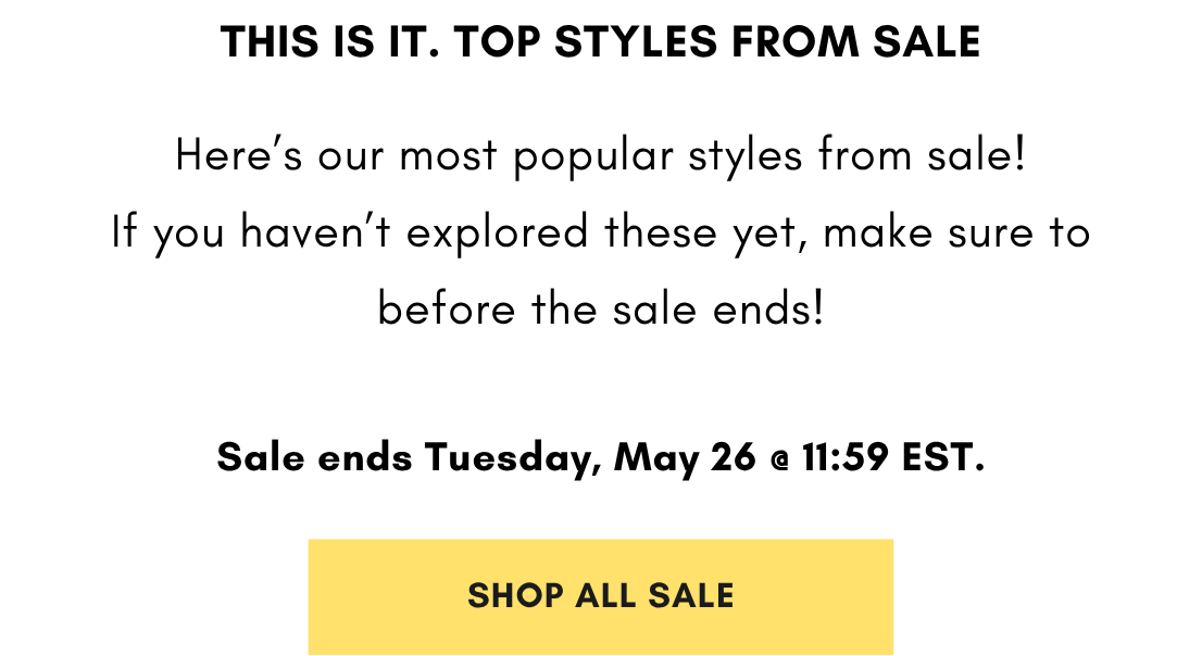 TOP STYLES FROM SALE