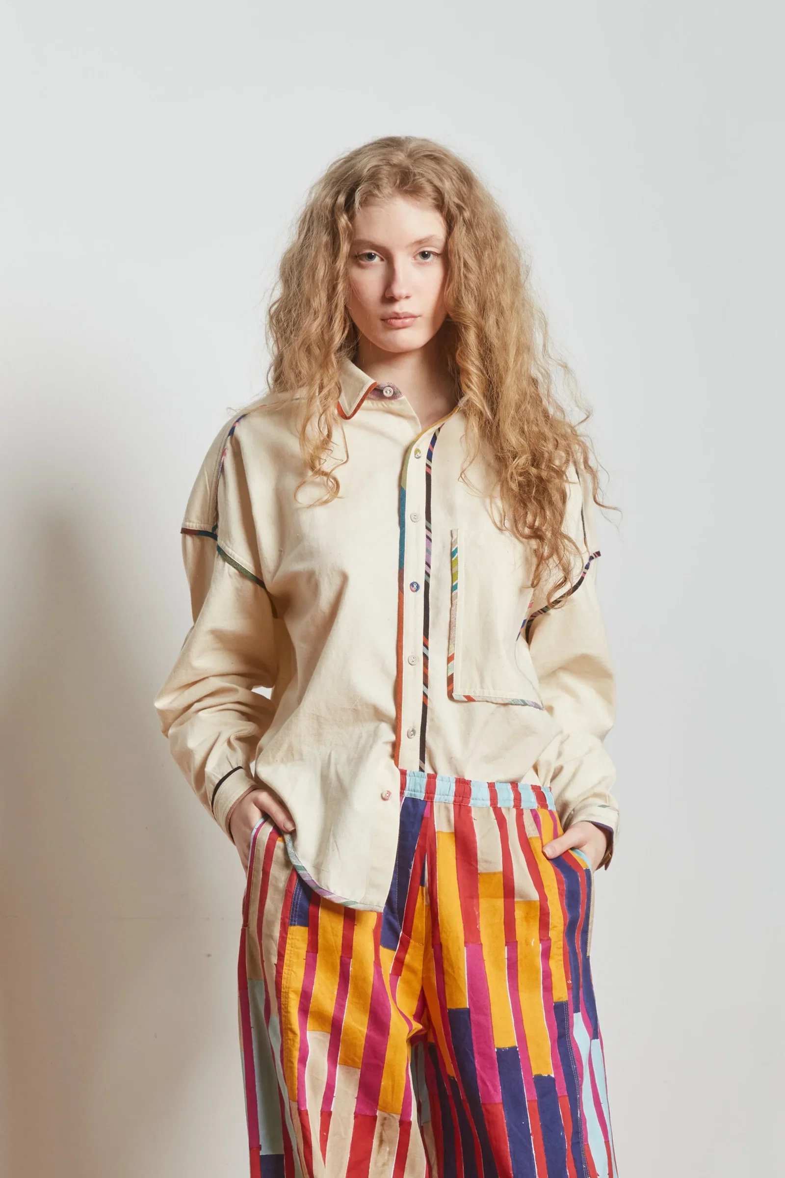 Image of ARTIST SHIRT | IVORY MULTI