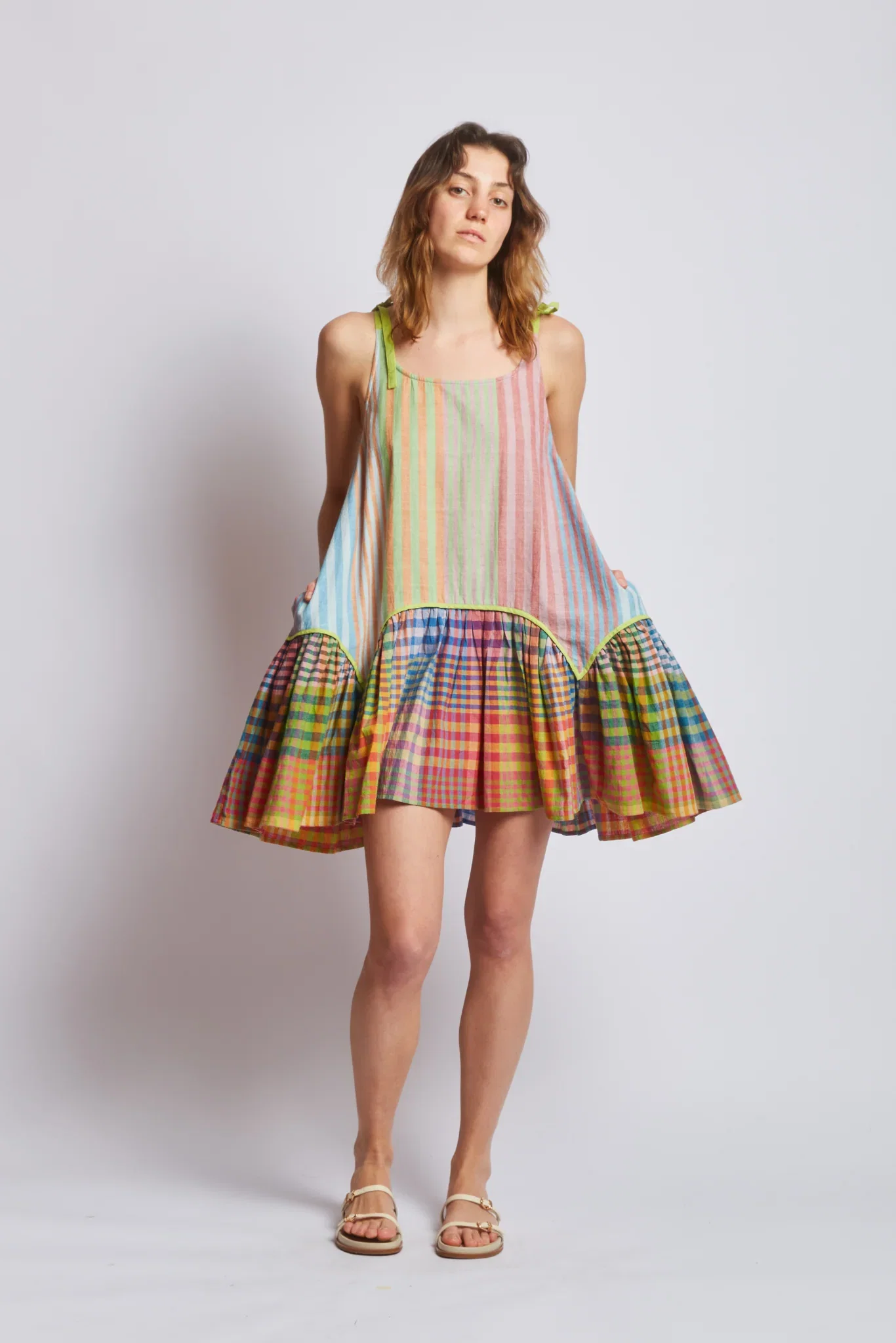 Image of JADE TUNIC | POSTCARD STRIPE X CHEX