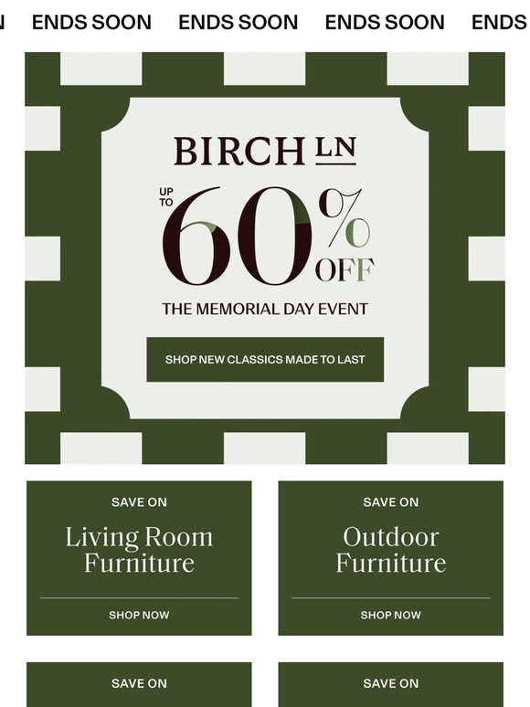 The SALE that has the neighbors talking...