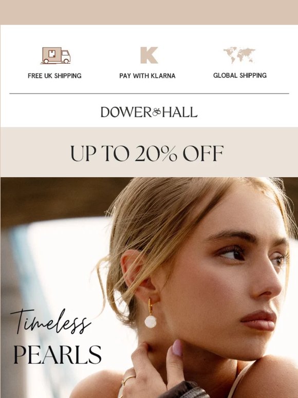 Save 20% on Timeless Pearls