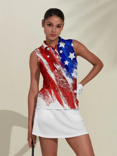 Hyper-prep USA 1776 Polo Top UPF50+