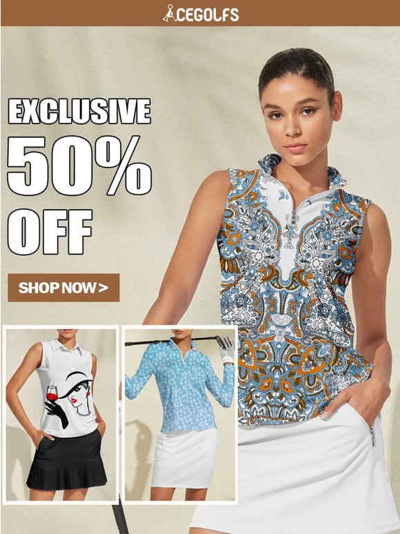 Flash Sale Today! 50% OFF Sitewide– Summer Sneak Peek