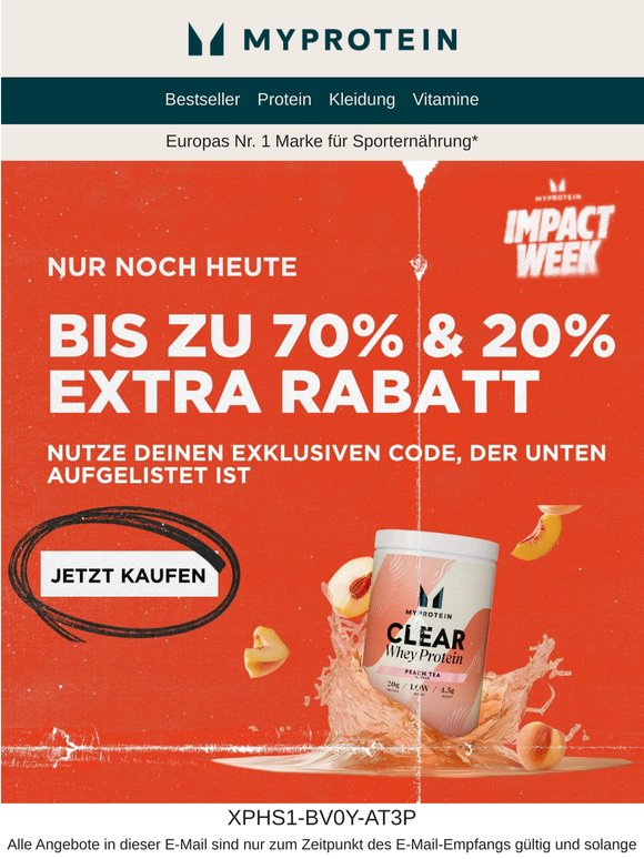 Mega Sale jetzt für Email-VIPs 💣