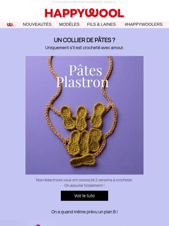 Elle mérite mieux qu'un collier de pâtes 🥟