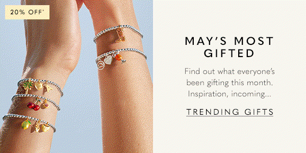 May's Most Gifted - Find out what everyone's been gifting this month. Inspiration, incoming...