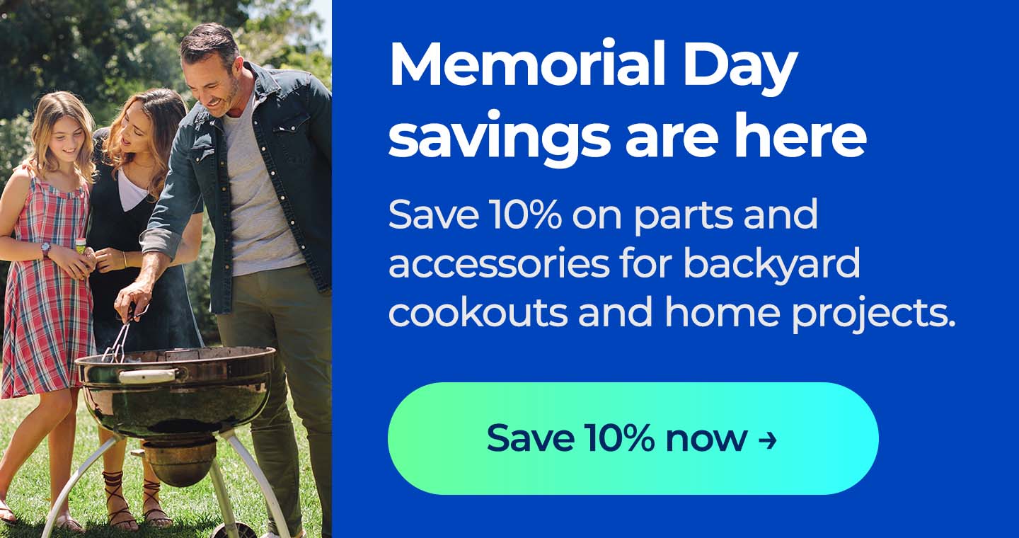 Ready for Spring? Save 10% on DIY accessories and parts. Button: Save 10% now