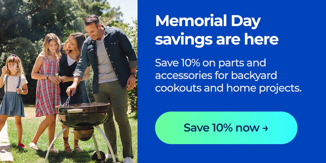 Ready for Spring? Save 10% on DIY accessories and parts. Button: Save 10% now
