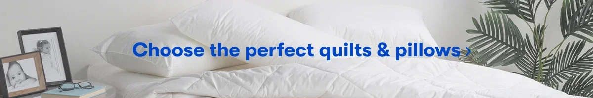 Choose the perfect quilts & pillows