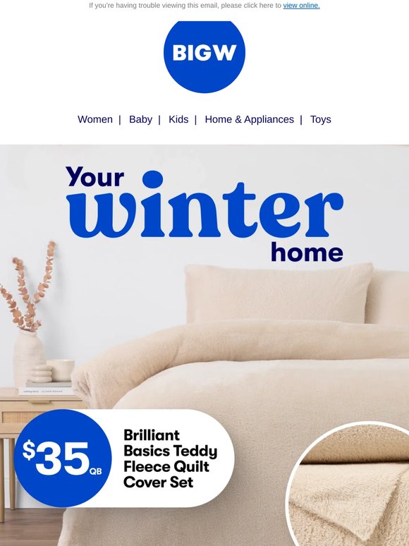 Cold outside. Cosy inside.